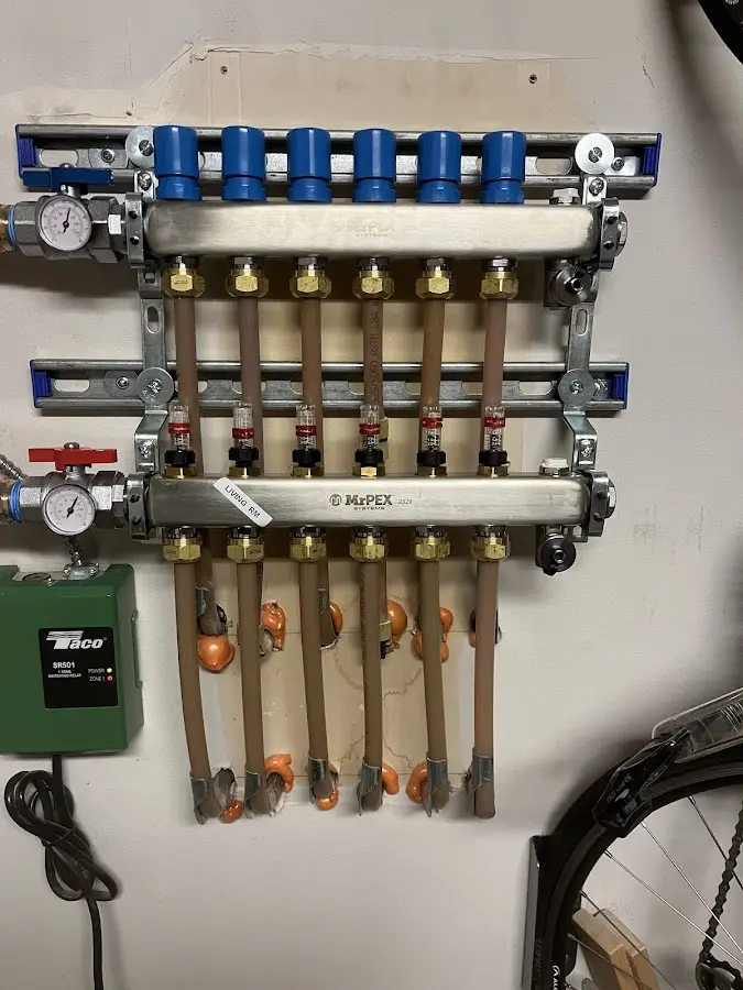 Plumber performing Leak Detection at a residential property in Thurmont